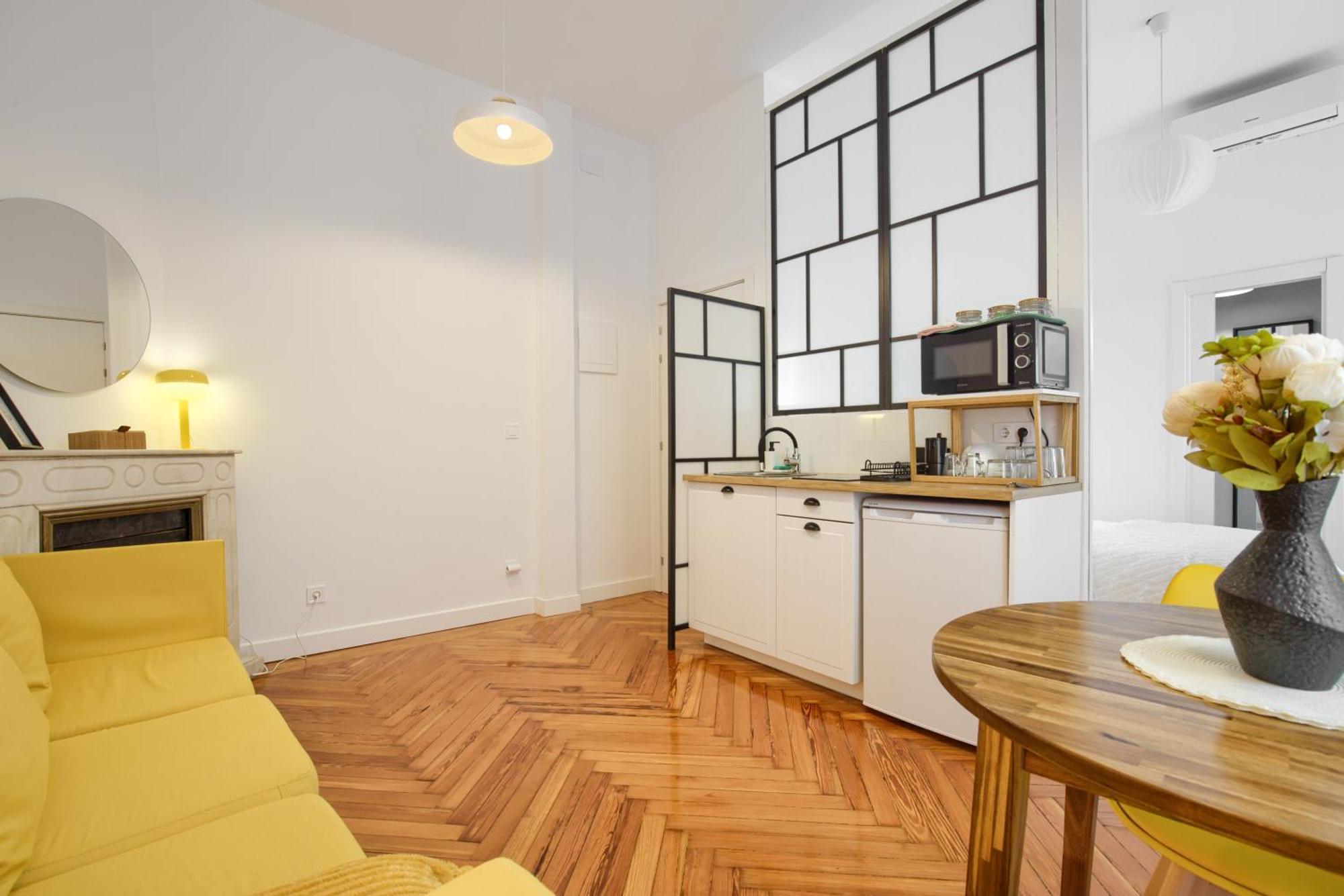 Mezzanine Orange Lejlighed Madrid Værelse billede